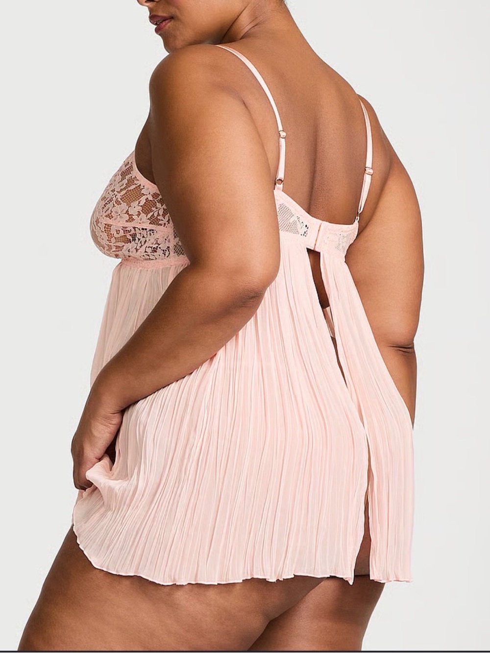 Victoria's Secret date to dream pleated Babydoll set - Picture 2 of 5